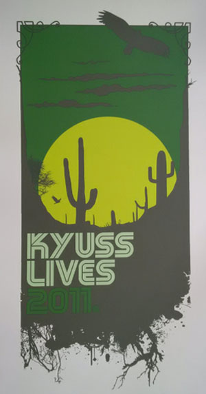 Kyuss Lives! 2011 Tour Poster