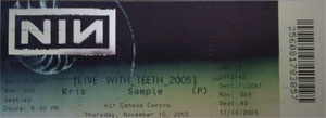 Nine Inch Nails Toronto Ticket Stub