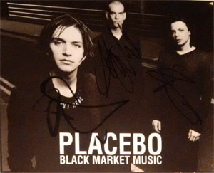 Placebo Autographed Memorabilia